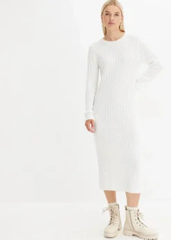Hot Geripptes Strickkleid Damen Bekleidung·Umstandsmode|Bekleidung·Pullover & Strickjacken