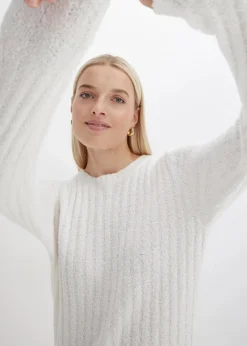 Hot Geripptes Strickkleid Damen Bekleidung·Umstandsmode|Bekleidung·Pullover & Strickjacken