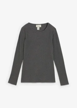 Outlet Geripptes Thermoshirt Damen Bekleidung·Jumpsuits|Bekleidung·Röcke