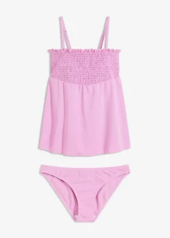 Outlet Gesmokter Bandeau-Tankini (2-tlg.Set) Damen Nachhaltigere Materialien|Tankinis