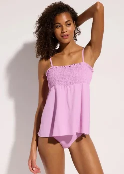 Outlet Gesmokter Bandeau-Tankini (2-tlg.Set) Damen Nachhaltigere Materialien|Tankinis