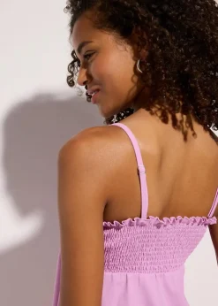 Outlet Gesmokter Bandeau-Tankini (2-tlg.Set) Damen Nachhaltigere Materialien|Tankinis