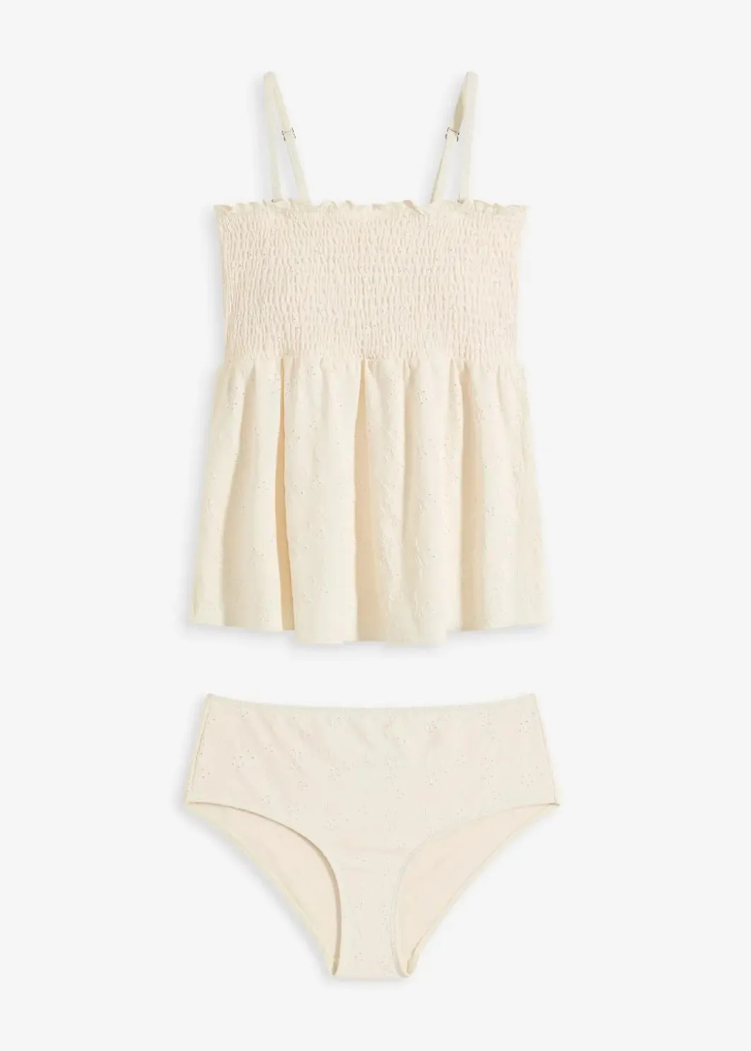 Outlet Gesmokter Tankini (2-tlg.Set) Damen Bademode·Tankinis|Tankinis