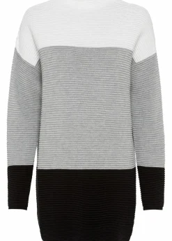 Best Gestreifter Long-Pullover Damen Bekleidung·Umstandsmode|Bekleidung·Jeans
