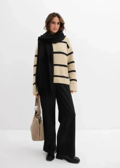 Damen bonprix Bekleidung·Umstandsmode|Strickmode|Gestreifter Pullover