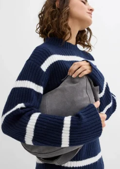 New Gestreifter Pullover Damen Bekleidung·Umstandsmode|Strickmode