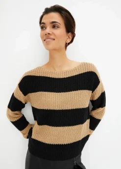 Outlet Gestreifter Strickpullover Damen Bekleidung·Umstandsmode|Bekleidung·Jeans