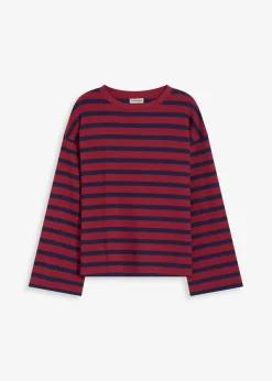 Discount Gestreiftes Shirt aus reiner Bio-Baumwolle Damen Nachhaltigere Materialien|Shirts & Tops