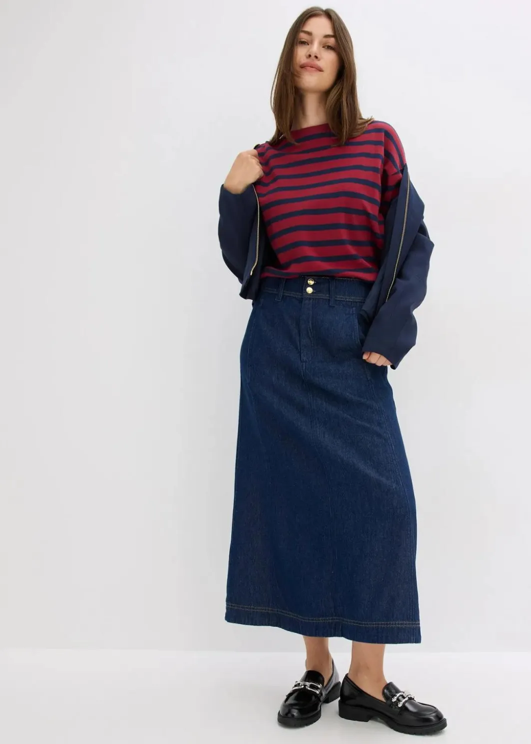 Discount Gestreiftes Shirt aus reiner Bio-Baumwolle Damen Nachhaltigere Materialien|Shirts & Tops