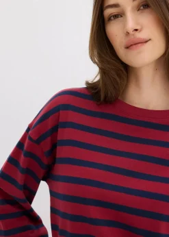 Discount Gestreiftes Shirt aus reiner Bio-Baumwolle Damen Nachhaltigere Materialien|Shirts & Tops