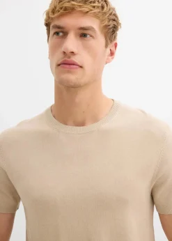 Herren bonprix Große Größen|Shirts & Polos|Gestricktes T-Shirt