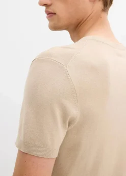 Herren bonprix Große Größen|Shirts & Polos|Gestricktes T-Shirt