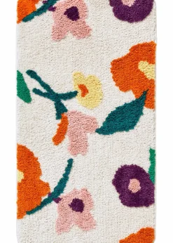 Outlet Getuftete Badematte mit em floralem Design Badematten