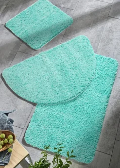 Discount Getuftete Uni- Badematte mit hohem Flor Badematten