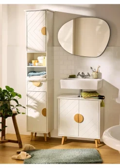Outlet Getuftete Uni- Badematte mit hohem Flor Badematten