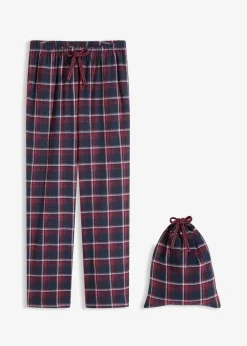Clearance Gewebte Pyjamahose aus Flanell mit Geschenktasche Damen Wäsche·Nachtwäsche|Nachtwäsche
