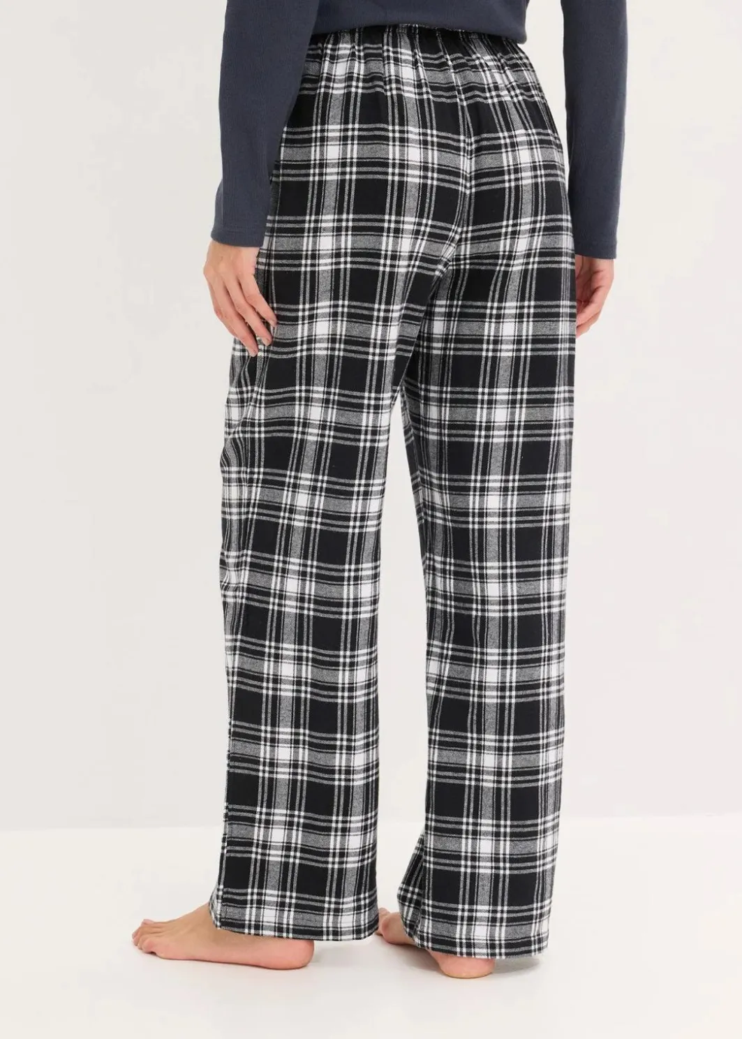 Damen bonprix Wäsche·Nachtwäsche|Nachtwäsche|Gewebte Pyjamahose aus Flanell
