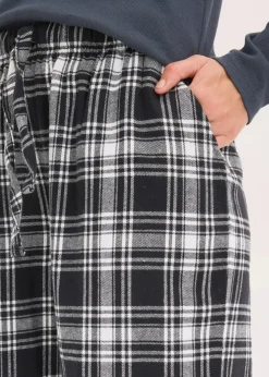 Damen bonprix Wäsche·Nachtwäsche|Nachtwäsche|Gewebte Pyjamahose aus Flanell