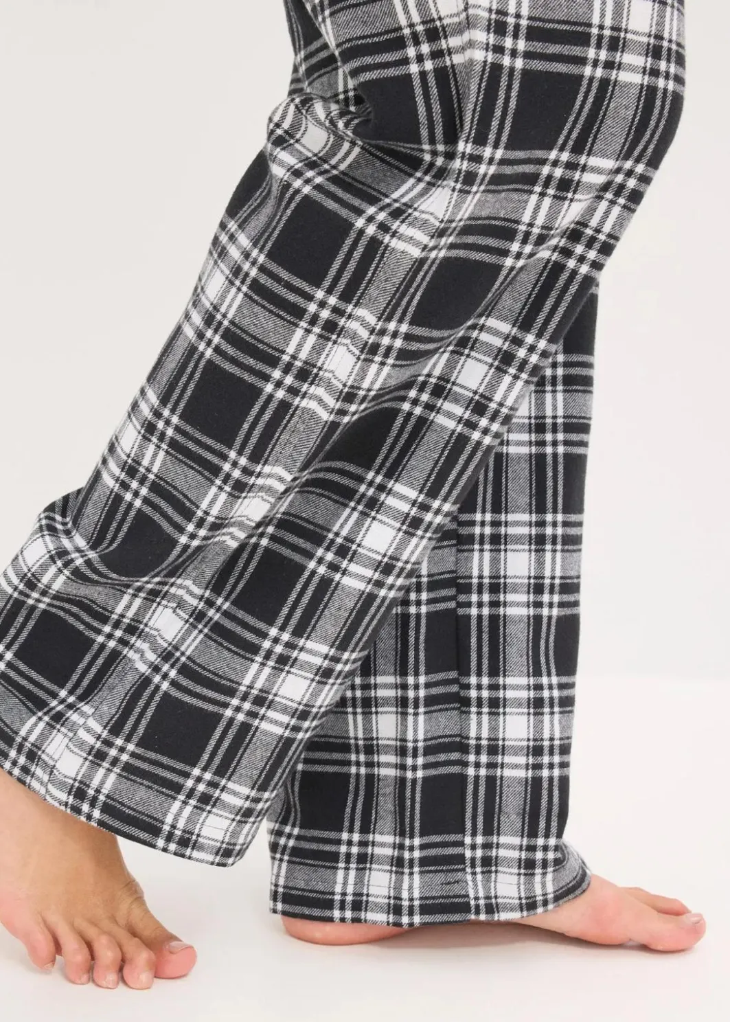 Damen bonprix Wäsche·Nachtwäsche|Nachtwäsche|Gewebte Pyjamahose aus Flanell