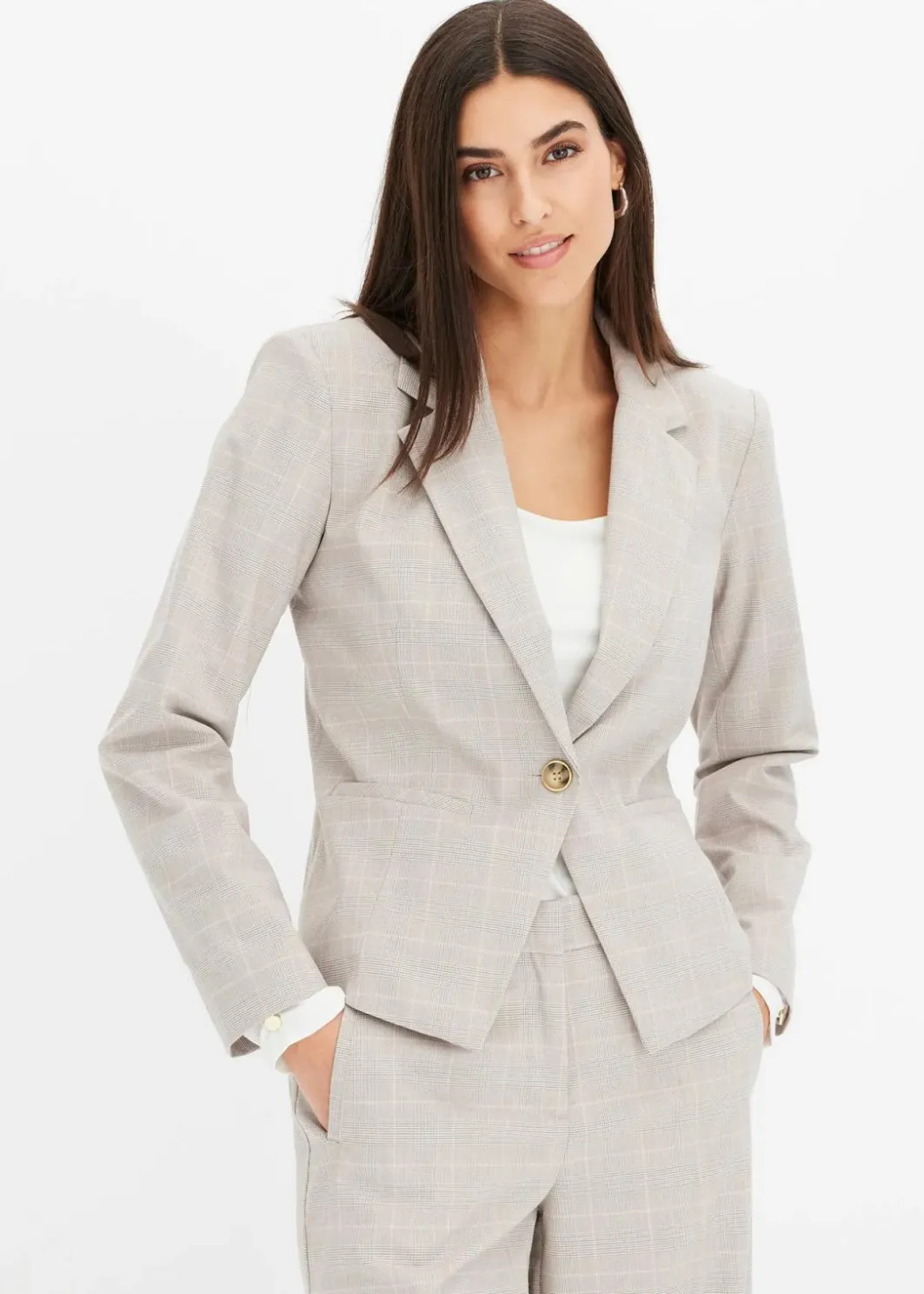 Damen bonprix Bekleidung·Basics|Blazer|Glencheck Blazer
