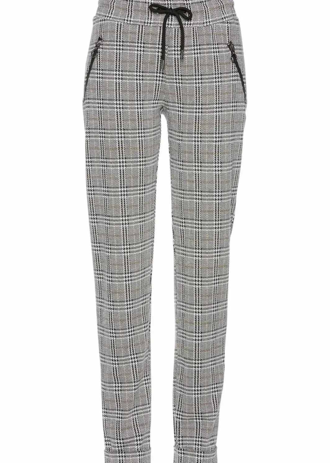 Outlet Glencheck-Schlupfhose Damen Kurzgrößen|Bekleidung·Kleider