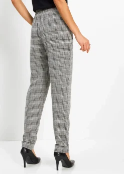 Outlet Glencheck-Schlupfhose Damen Kurzgrößen|Bekleidung·Kleider