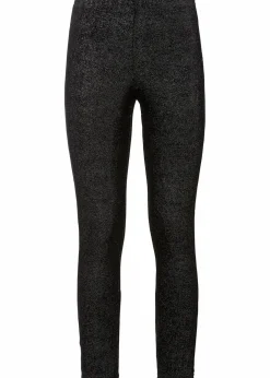 Clearance Glitzer Leggings aus Samt Damen Bekleidung·Kleider|Hosen