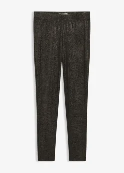 Damen bonprix Hosen|Bekleidung·Kleider|Glitzer Leggings aus Samt