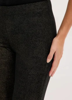 Damen bonprix Hosen|Bekleidung·Kleider|Glitzer Leggings aus Samt