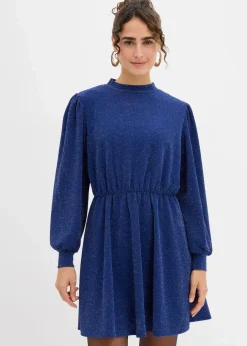 Damen bonprix Bekleidung·Pullover & Strickjacken|Kleider|Glitzerkleid aus fester Interlock-Qualität