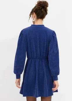 Damen bonprix Bekleidung·Pullover & Strickjacken|Kleider|Glitzerkleid aus fester Interlock-Qualität