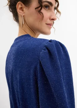 Damen bonprix Bekleidung·Pullover & Strickjacken|Kleider|Glitzerkleid aus fester Interlock-Qualität