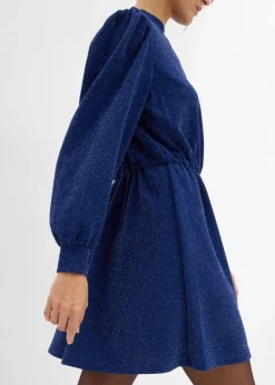 Damen bonprix Bekleidung·Pullover & Strickjacken|Kleider|Glitzerkleid aus fester Interlock-Qualität
