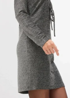 Outlet Glitzerndes Minikleid mit Schleifendetail Damen Bekleidung·Pullover & Strickjacken|Kleider