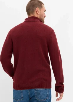 Best Grobstrick Troyer Pullover mit Zopfmuster Herren Pullover & Strickjacken|Basics
