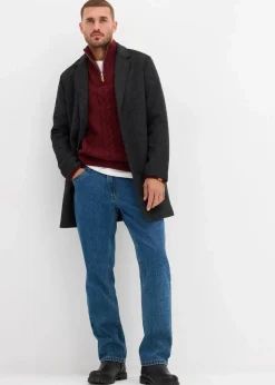 Best Grobstrick Troyer Pullover mit Zopfmuster Herren Pullover & Strickjacken|Basics