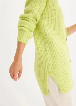 Damen bonprix Bekleidung·Jeans|Pullover & Strickjacken|Grobstrickjacke aus weichem Wollmix