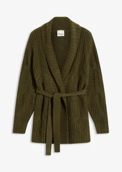 Discount Grobstrickjacke mit Zopfmuster Damen Bekleidung·Umstandsmode|Bekleidung·Jeans