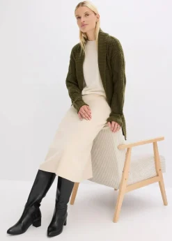 Discount Grobstrickjacke mit Zopfmuster Damen Bekleidung·Umstandsmode|Bekleidung·Jeans