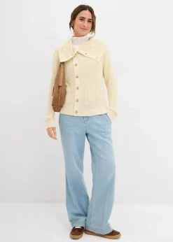 Damen bonprix Pullover & Strickjacken|Strickmode|Grobstrick-Pullover