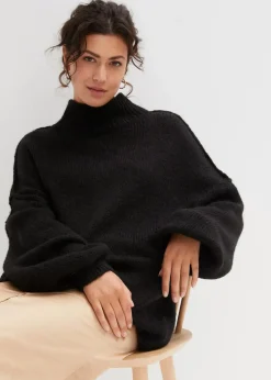 Damen bonprix Strickmode|Pullover & Strickjacken|Grobstrick-Pullover