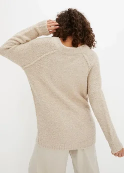 Hot Grobstrick-Pullover aus Teddygarn Damen Bekleidung·Umstandsmode|Bekleidung·Jeans