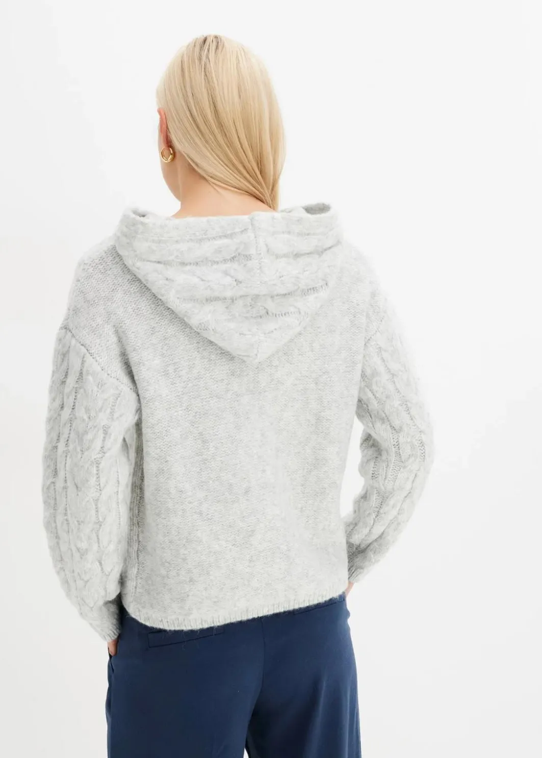 Clearance Grobstrick-Pullover aus weichem Woll-Mix Damen Nachhaltigere Materialien|Pullover & Strickjacken