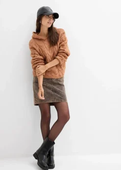 Outlet Grobstrick-Pullover aus weichem Woll-Mix Damen Nachhaltigere Materialien|Pullover & Strickjacken