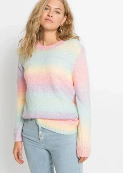 Grobstrick-Pullover aus weichem Woll-Mix Damen Bekleidung·Umstandsmode|Strickmode