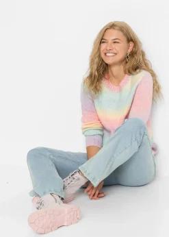 Grobstrick-Pullover aus weichem Woll-Mix Damen Bekleidung·Umstandsmode|Strickmode