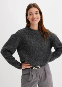 Discount Grobstrick-Pullover aus weichem Woll-Mix Damen Pullover & Strickjacken|Strickmode
