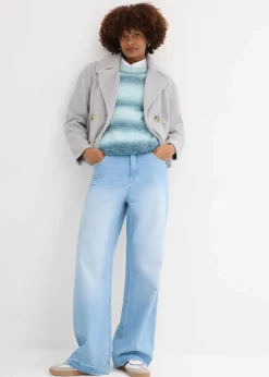 Hot Grobstrick-Pullover aus weichem Woll-Mix Damen Bekleidung·Umstandsmode|Strickmode