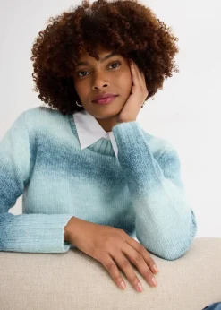 Hot Grobstrick-Pullover aus weichem Woll-Mix Damen Bekleidung·Umstandsmode|Strickmode