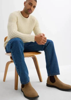 Herren bonprix Große Größen|Pullover & Strickjacken|Grobstrick-Pullover aus weichem Baumwollmix